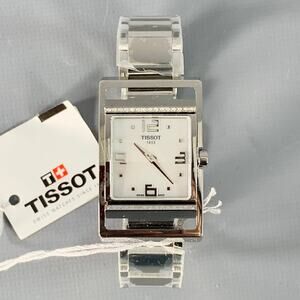 TISSOT Silver Chain Link Metal Women's Watch